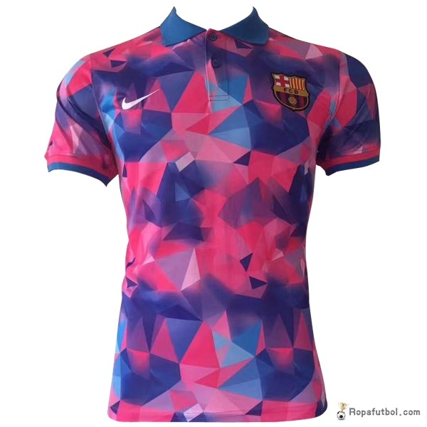 Polo Barcelona 2017/18 Rosa Azul